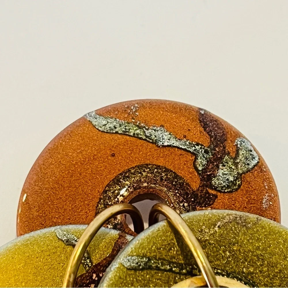 Vintage Jorgel Earth Tone Brooch